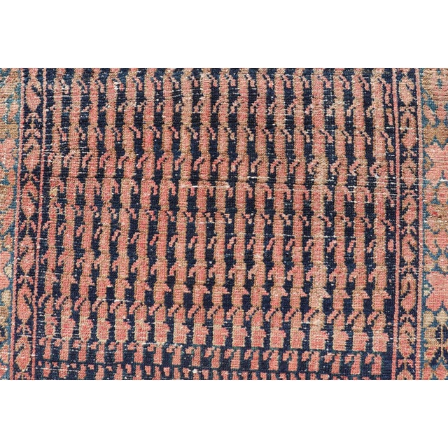 Tribal Colorful Antique Persian Hamadan Rug With All-Over Tribal Motifs 3'6"x5'0" For Sale - Image 3 of 10