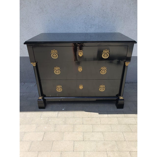 Biedermeier Chest of Drawers, 1820 For Sale - Image 10 of 16