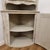 Mid 19th Century Antique Swedish Corner Cabinet in Gustavian Style With Swans-Neck Style Top For Sale - Image 5 of 14