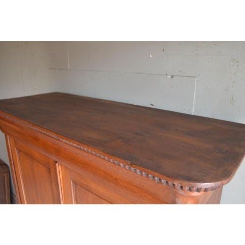 Wood Antique Wardrobe in Oak, 1850 For Sale - Image 7 of 11