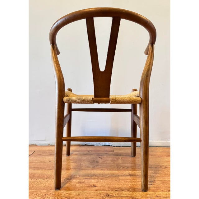 1970s Pair of Wishbone Chairs in the Manner of Hans J Wegner for Carl Hansen & Sons (Unmarked) For Sale In New York - Image 6 of 11