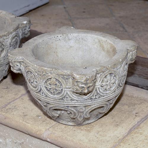 Baroque Baroque Style Mortar in Clay For Sale - Image 3 of 7