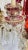 Bohemian Parcel Gilt White Enameled Red and Clear Glass Chandelier For Sale - Image 9 of 12