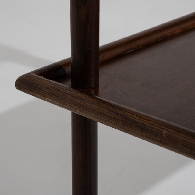 Mid-Century Modern Mid-Century French Wooden Etagere Shelving Unit, Circa 1960 MCM Etagere France For Sale - Image 3 of 12