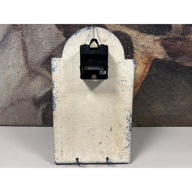 Sandstone Wall Clock by Roger Capron, 1980 For Sale - Image 3 of 8