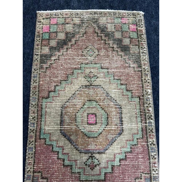 Turkish Yastik Rug 1'6" x 3' For Sale - Image 4 of 5