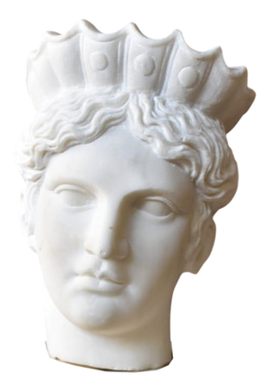 Classical Greek Style Bust of a Woman, 20th Century, Marble