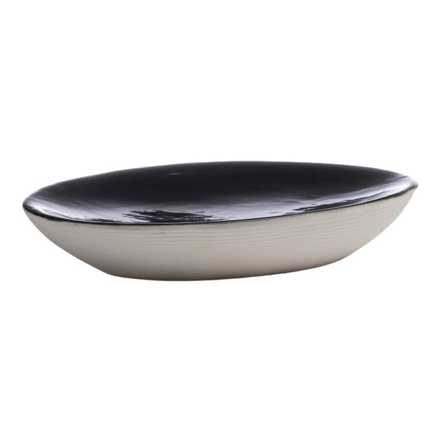Fillmore Soap Dish in White/Black For Sale