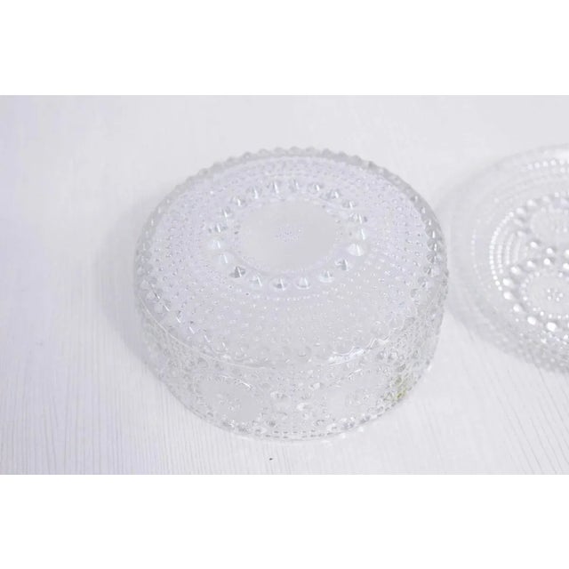 Small Mid-Century Glass Graponia Bowl by Nanny Still for Riihimäki / Riihimäen Lasi Oy For Sale - Image 6 of 9