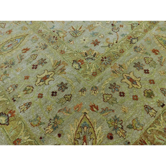 2000 - 2009 Hand Knotted Indo Persian Rug. 8'x 10' For Sale - Image 5 of 15