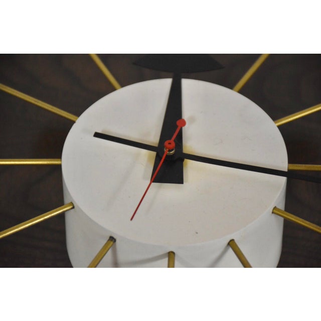 Nelson White Ball Clock Chairish