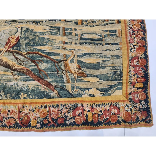 Mid 20th Century French Tapestry of Landscape For Sale In New York - Image 6 of 11