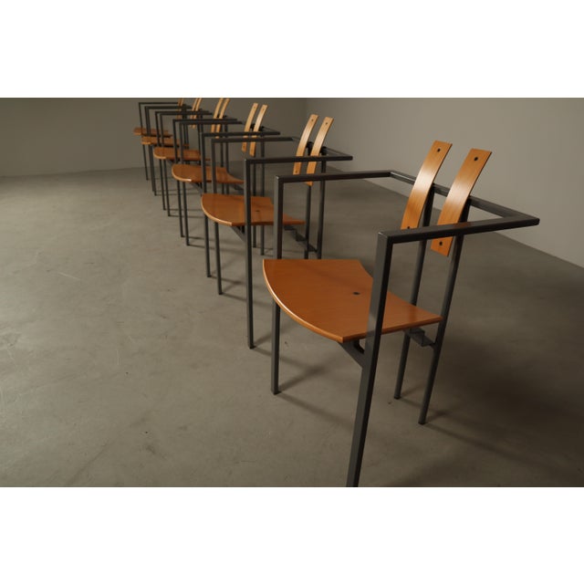 Vintage Trix Armchairs by Karl-Friedrich Förster for KFF, 1980s, Set of 6 For Sale - Image 15 of 16