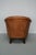Vintage Dutch Cognac Colored Leather Club Chair For Sale - Image 11 of 16