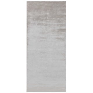 Modern Custom Hand-Knotted Silk Runner by Doris Leslie Blau For Sale
