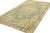 Rug & Kilim Vintage Turkish Rug in Light Green With Beige Floral Medallion | Rug & Kilim For Sale - Image 4 of 7