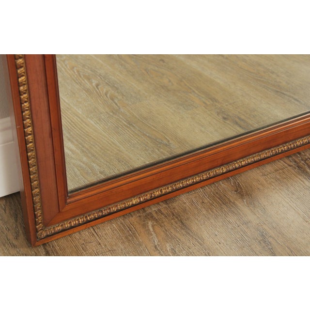 Kindel Belvedere Parcel Gilt Cherry Rectangular Wall Mirror For Sale - Image 9 of 12