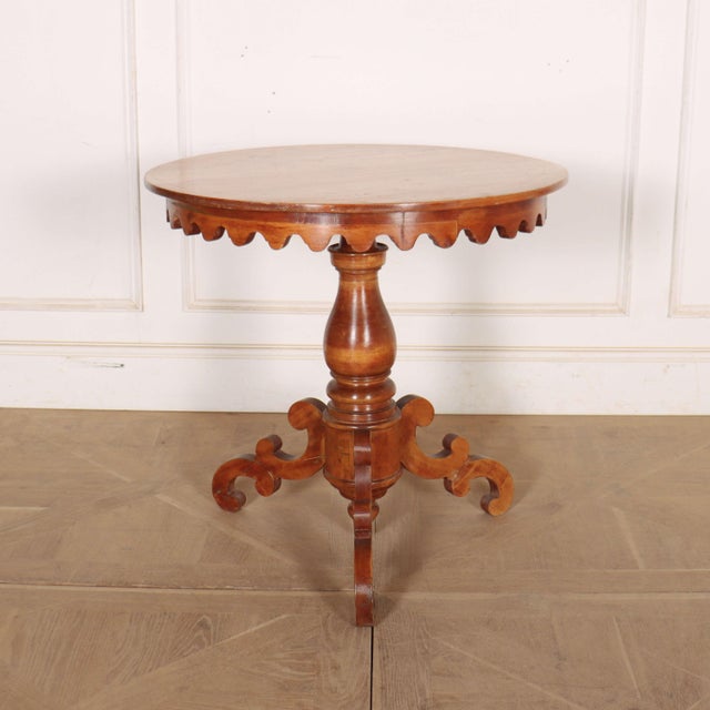 Swedish Circular Side Table For Sale - Image 6 of 6