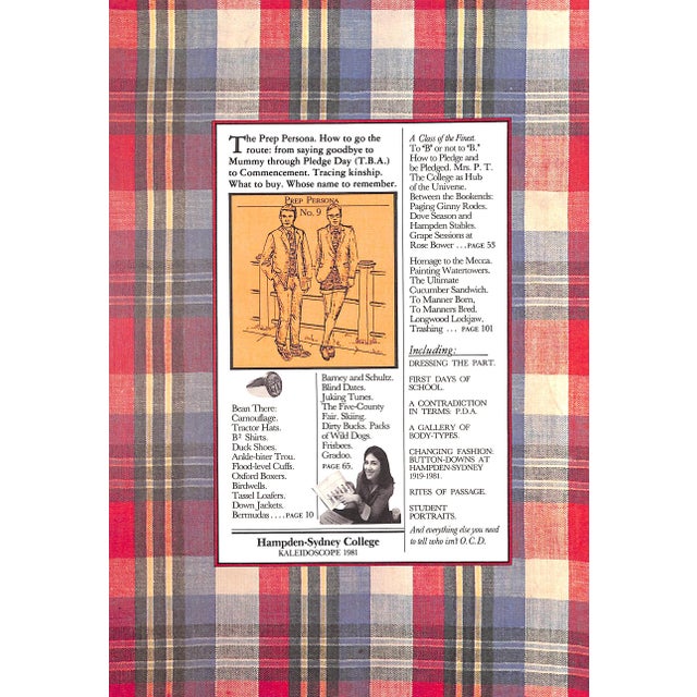 "The Official Preppy Yearbook Hampden-Sydney College Kaleidoscope" 1981 Birnbach, Lisa [Edited By] For Sale - Image 4 of 18