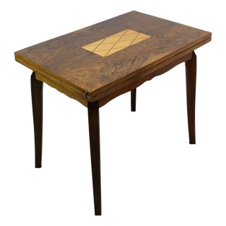 French Art Deco Extendable Book Table, 1940s For Sale