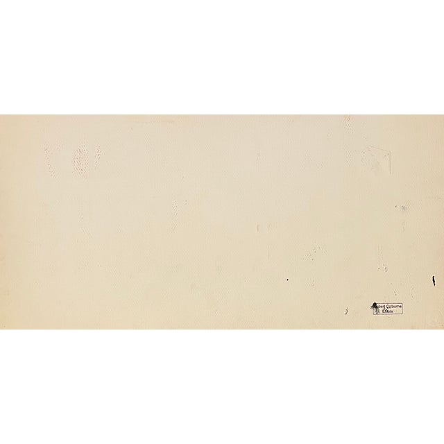 1950s Robert Colborne Mid Century Modern New York City Painting For Sale - Image 4 of 4
