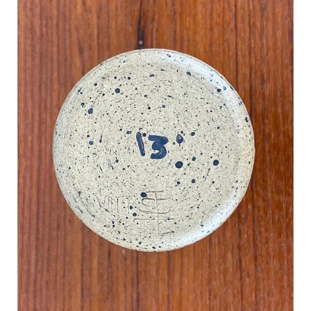 Small Mid-Century German Studio Pottery Vase by Walter Stürmer, 1960s For Sale - Image 9 of 12