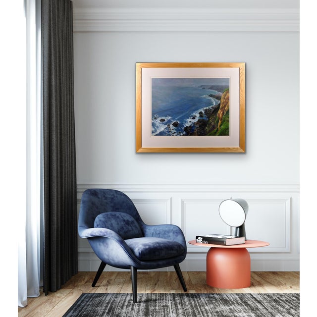 Robert Jones, The North Cliffs of Cornwall, Oil Painting, 1995, Framed For Sale - Image 18 of 18