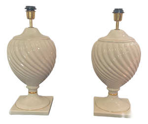 Vintage Table Lamps by Tommaso Barbi, 1970s, Set of 2