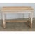 A unique handcrafted beech work table from England, 19th century, its tactile patina would be an inspiring backdrop for...