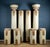 Mecca Style Lacquered and Gilded Wooden Columns, Late 18th Century, Set of 8 For Sale - Image 9 of 9