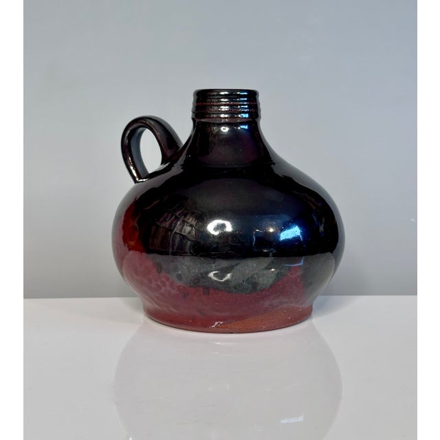 Studio Ceramic Art Jug Vase from Helma Klett, Germany, 1950s For Sale - Image 6 of 11