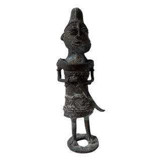 Bronze Statuette, Nigeria, 1970s For Sale