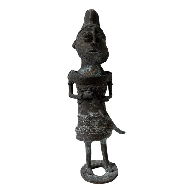 Bronze Statuette, Nigeria, 1970s For Sale