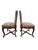 This exquisite pair of antique French side chairs is executed in the majestic Louis XIV Style, blending grand Baroque...