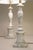 1960s Large Matched Pair Neo Classic Hollywood Regency Modern Carrara Marble Tuscan Column Style Table Lamps For Sale In Los Angeles - Image 6 of 11