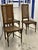 Hollywood Regency Faux Bamboo Cane Dining Chairs, 1970s, Set of 3 For Sale - Image 9 of 9