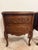 20th Century Two-Drawer Bedside Commode Nightstand With Marble Top, Pair For Sale - Image 11 of 15
