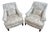 Pair of Hickory Chair “Marler” Designer Lounge For Sale
