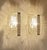 Mid-Century Modern Vintage Bubble Glass and Chrome Sconces, 1970s, Set of 2 For Sale - Image 3 of 18