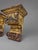 Mid 19th Century Pair of 19th Century, Baroque Style Carved Giltwood and Polychrome Wall Brackets For Sale - Image 5 of 10