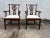 English Vintage Chippendale Style Mahogany Carved Dining Chairs. Circa 1950s. - Set of 6 For Sale - Image 3 of 11