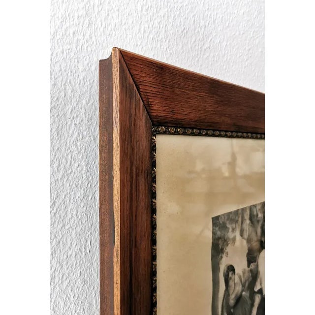 The Fateful Reunion, 19th Century, Engraving, Framed For Sale - Image 10 of 13