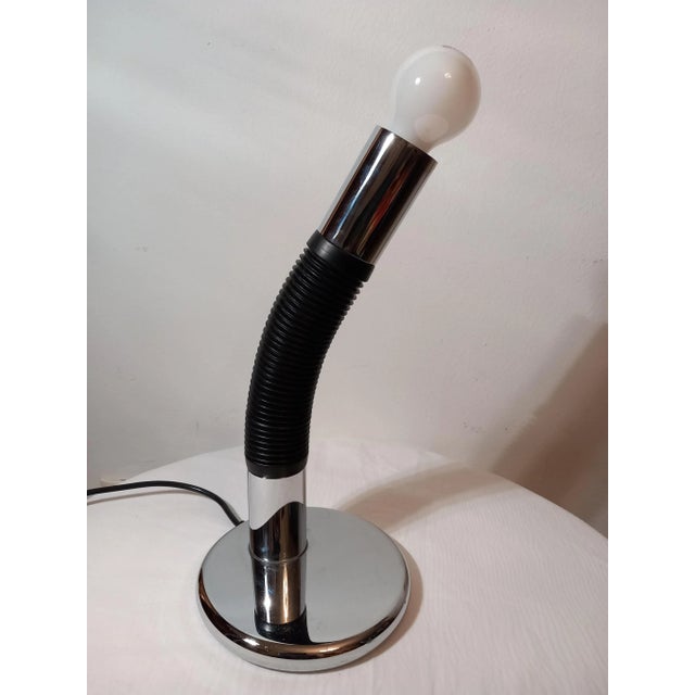 Black Table Lamp by Mario Bellini for Targetti, 1970s For Sale - Image 8 of 8