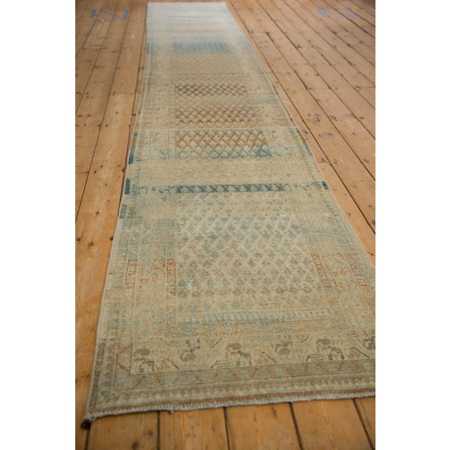 1950s Vintage Persian Mir Sarouk Boteh Wool Runner For Sale - Image 10 of 12