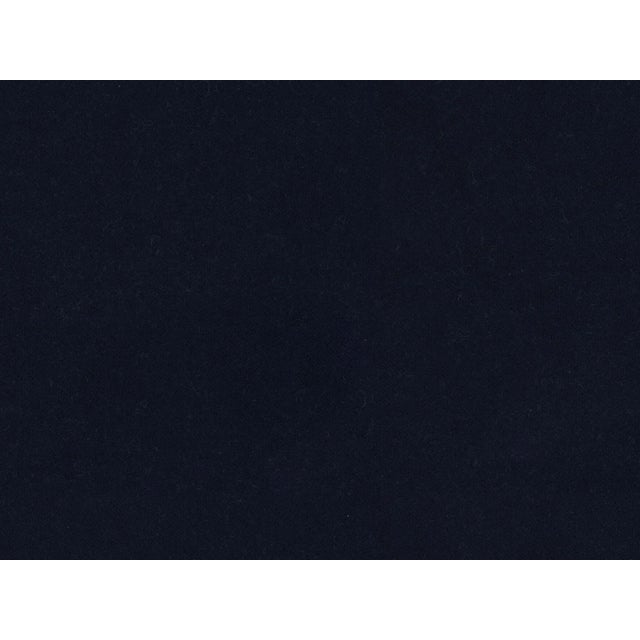 Contemporary Alcott Ottoman, Midnight Velvet Swatch For Sale - Image 3 of 3
