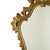 Gold 1970s Italian Classical Crested Mirror Gold Baroque Rococo 57cm For Sale - Image 8 of 14