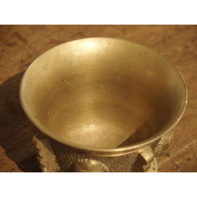 19th Century Small 19th Century French Bronze Mortar With Pestle For Sale - Image 5 of 13