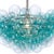 Light and airy, the Bubbles chandelier radiates light through a cluster of hand blown glass globes. The tiered metal frame...
