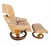 Ekornes Stressless Reno Leather Recliner Lounge Chair and Ottoman, Made in Norway For Sale In Los Angeles - Image 6 of 18