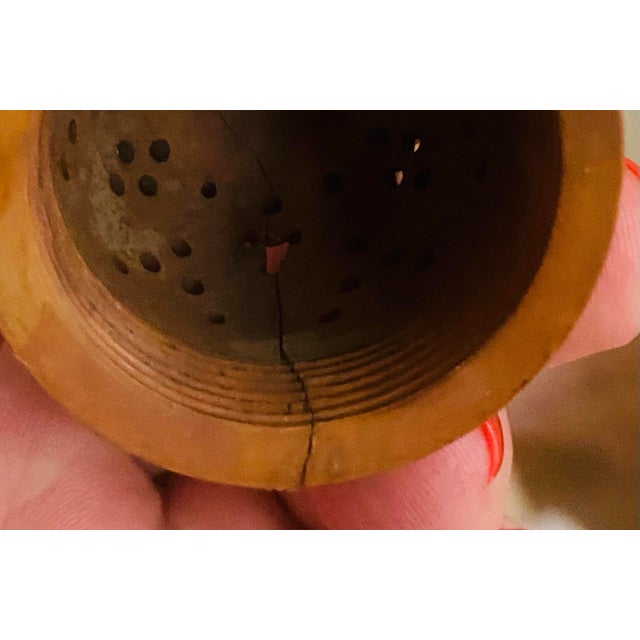 Rustic Hand Carved Coquilla Nut Box, 19th Century For Sale - Image 3 of 7